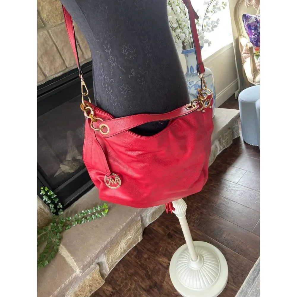 Michael Kors Red HOBO bag